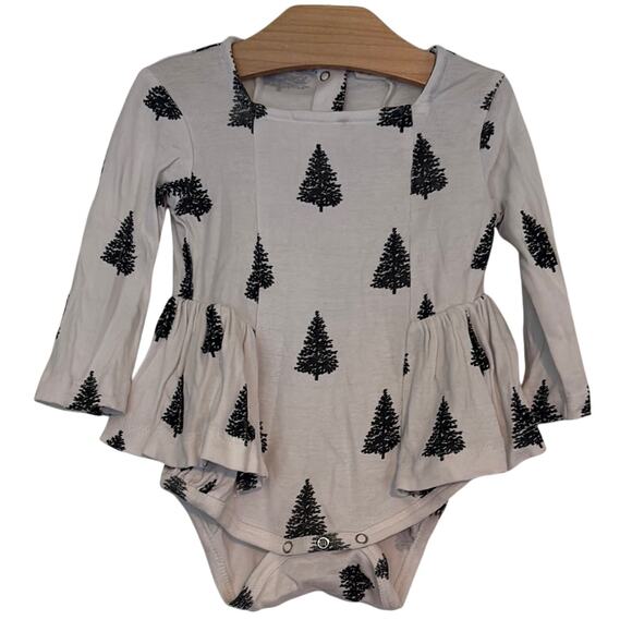Kate Quinn Trees LS Ballerina Bubble 6-12mo - Picture 1 of 3
